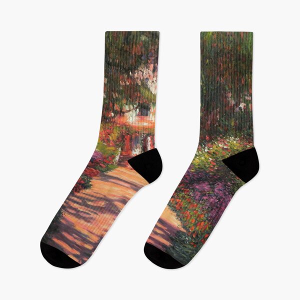 Item preview, Claude Monet's Pathway in Monet's Garden at Giverny designed and sold by mosfunky.