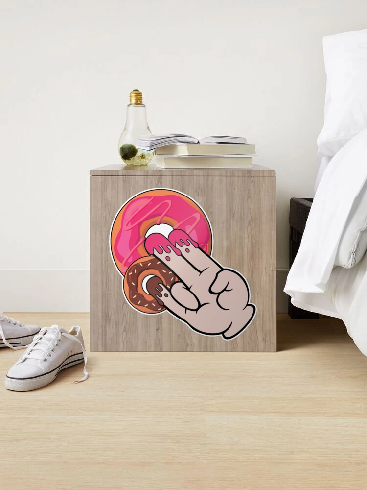 Donut Fingers Sticker The Shocker Sticker Meme Sticker - Temu