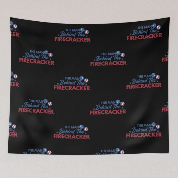 Item preview, The Man Behind The Firecracker Tri-blend  designed and sold by GudrunSchuppe.
