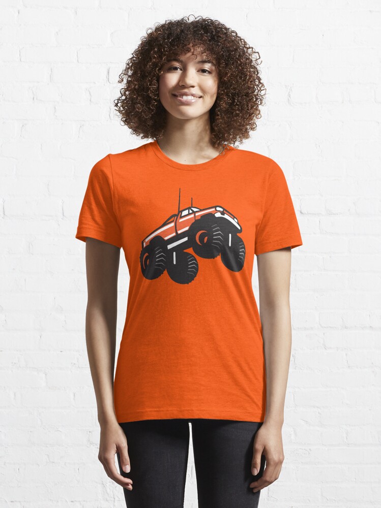 Alternate view of Monster Truck Flying Car Crusher Essential T-Shirt