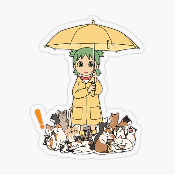 Anime Cat Transparent Stickers for Sale | Redbubble