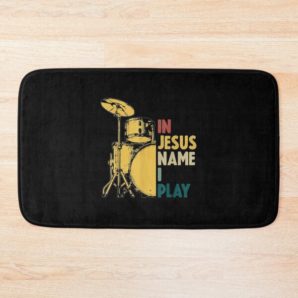 Item preview, Vintage Drum In Jesus Name I Play Drum Lover s   designed and sold by GudrunSchuppe.