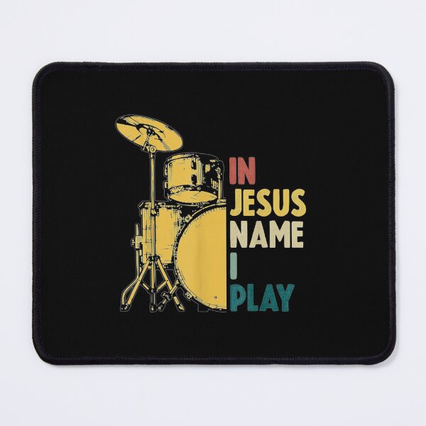 Item preview, Vintage Drum In Jesus Name I Play Drum Lover s   designed and sold by GudrunSchuppe.