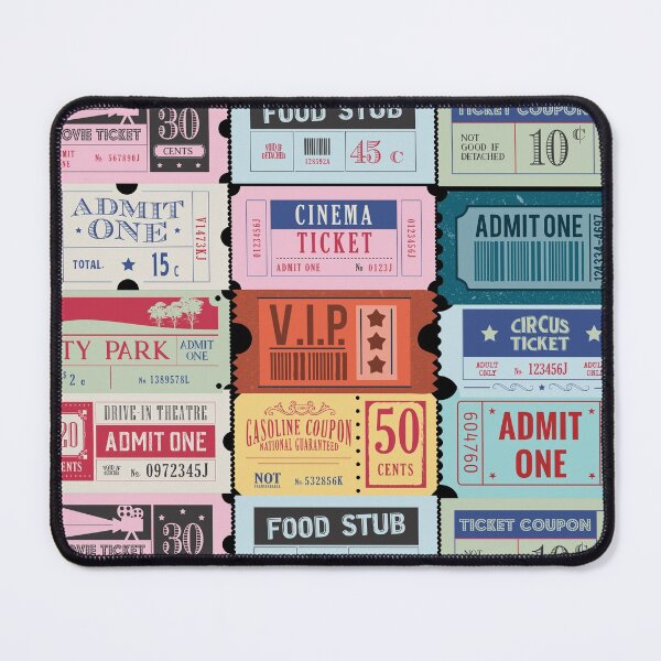 Item preview, Retro Vintage Ticket Stub designed and sold by Designs24U.
