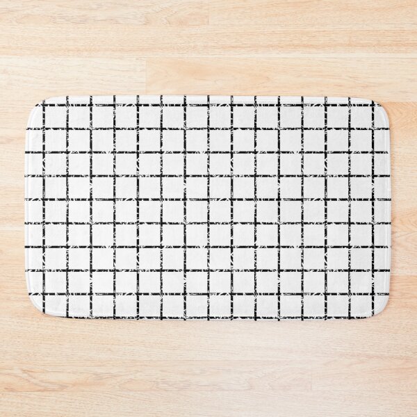 Item preview, Artful Stripes in Black and White Grid Pattern designed and sold by Duncan Bullock.
