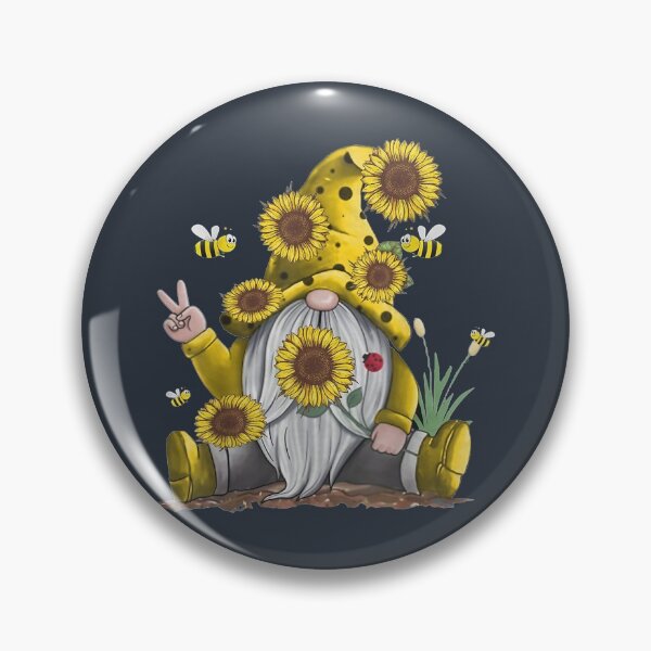 Item preview, Sunflower Gnome Funny Hippie designed and sold by DecarloCharact.