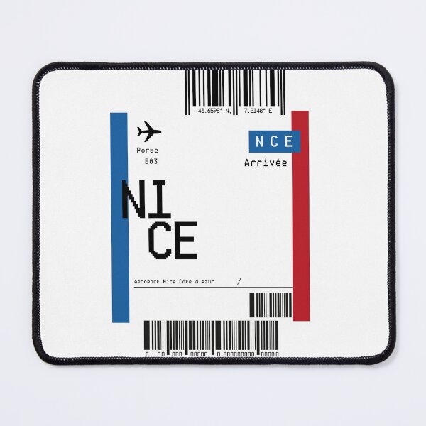 Artikelvorschau, NICE FLUGZEUGTICKET FRANKREICH entworfen und verkauft von lunajoon.