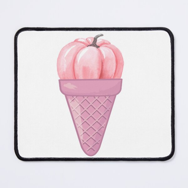 Item preview, THE ENTIRE VEGETABLE COLLECTION -PINK PUMPKIN  ICE CREAM - funny ice cream designs   designed and sold by Iskybibblle.