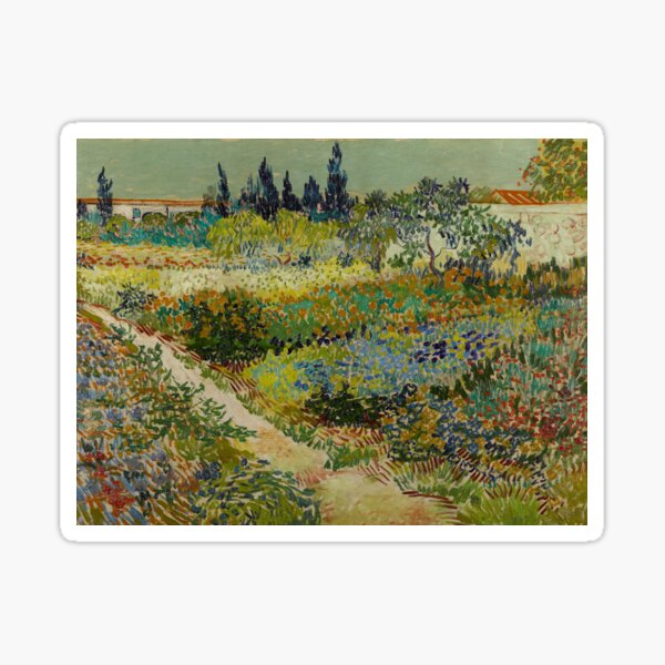 Item preview, Vincent van Gogh's Garden at Arles designed and sold by mosfunky.