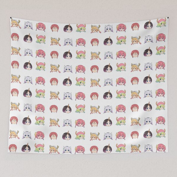 Item preview, Miss Kobayashi's Dragon Maid Chibi Heads designed and sold by ChibiCheems.