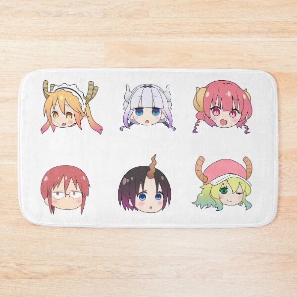 Item preview, Miss Kobayashi's Dragon Maid Chibi Heads designed and sold by ChibiCheems.