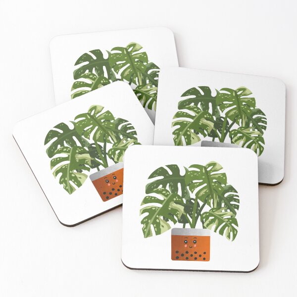 Item preview, Boba Thai Tea Monstera Thai Constellation for Plant Lovers designed and sold by kusakidojo.