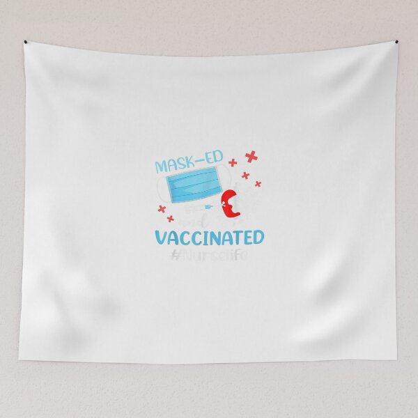 Item preview, Masked And Vaccinated Nurse Life 2021 Mask Women Men designed and sold by Calan6Javer.
