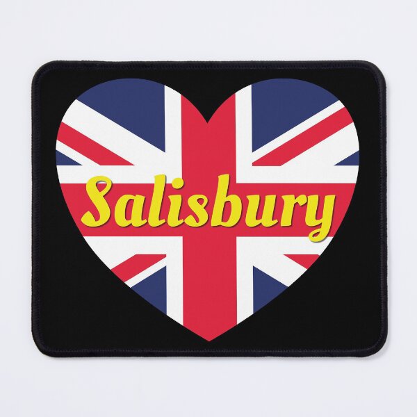 Item preview, Salisbury England UK British Union Flag Heart - Salisbury designed and sold by DPattonPD.