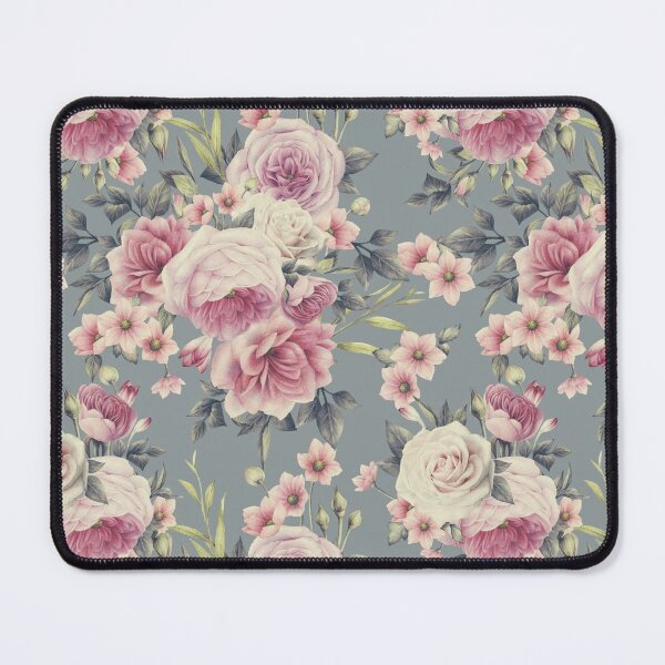 Item preview, Vintage Roses on Gray designed and sold by Designs24U.
