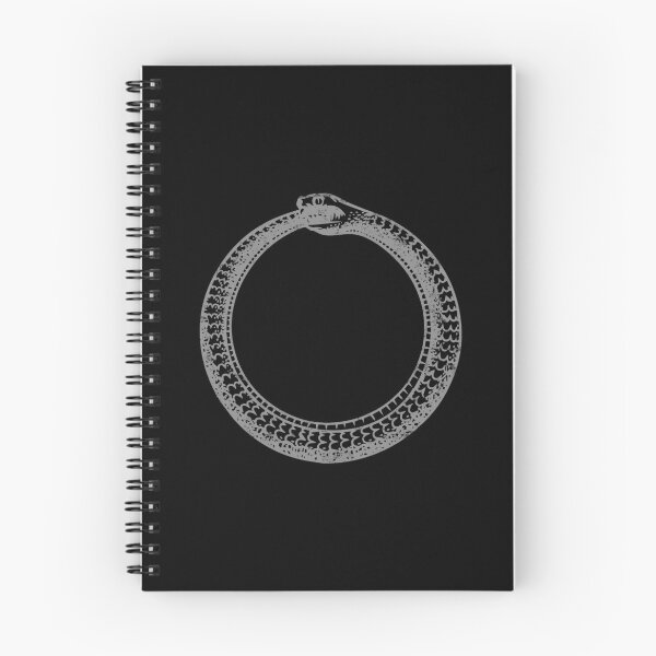 Item preview, Ouroboros Snake Circle (grey distressed design) designed and sold by siggyspatsky.