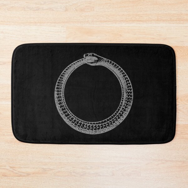 Item preview, Ouroboros Snake Circle (grey distressed design) designed and sold by siggyspatsky.