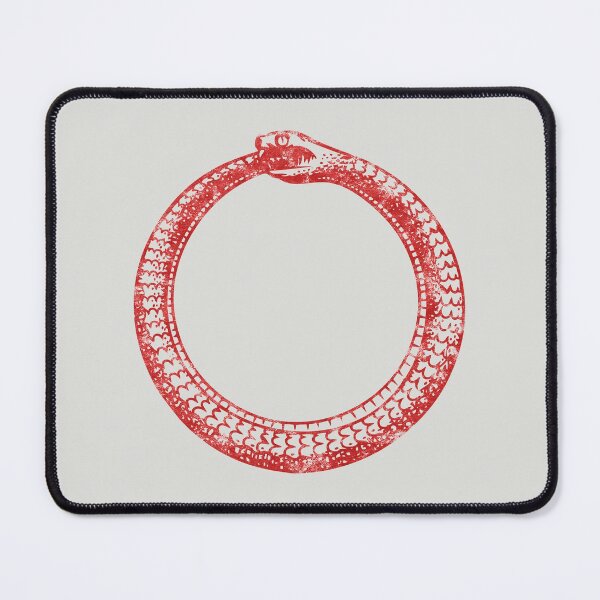 Item preview, Ouroboros Snake Circle (distressed design) designed and sold by siggyspatsky.