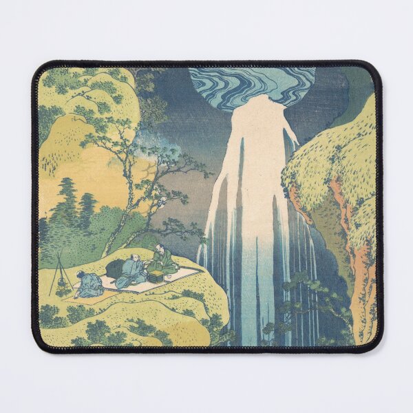 Item preview, Katsushika Hokusai's Amida Waterfall designed and sold by mosfunky.