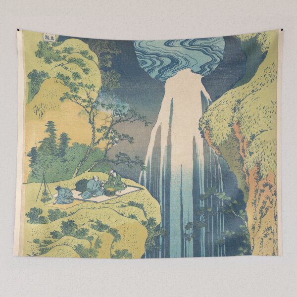 Item preview, Katsushika Hokusai's Amida Waterfall designed and sold by mosfunky.