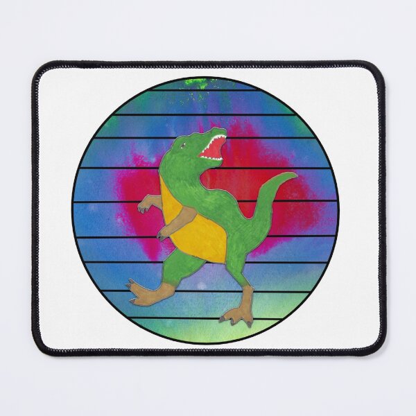 Item preview, T-Rex in an Abstract Colorful Circle with Lines designed and sold by AliCatOriginals.