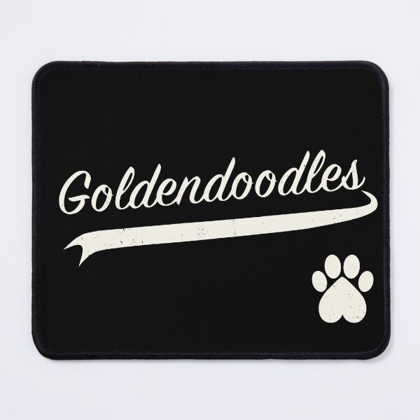 Item preview, Goldendoodle Baseball Script designed and sold by 8PawsStudio.
