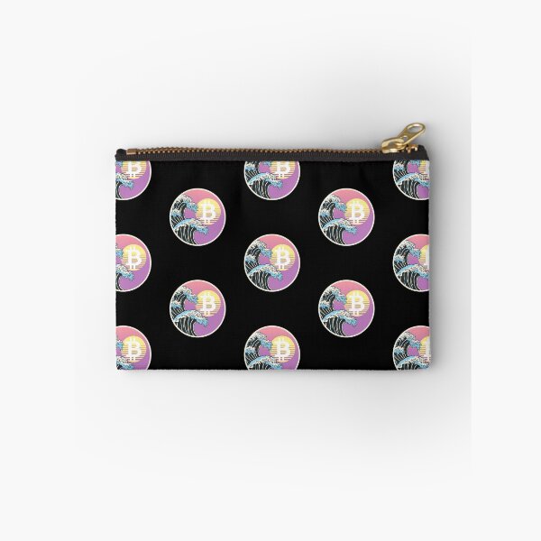 Item preview, Bitcoin Japanese Wave Art Crypto Cryptocurrency  designed and sold by Bitcoin-Fashion.