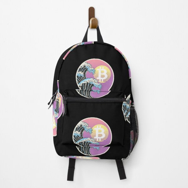 Item preview, Bitcoin Japanese Wave Art Crypto Cryptocurrency  designed and sold by Bitcoin-Fashion.