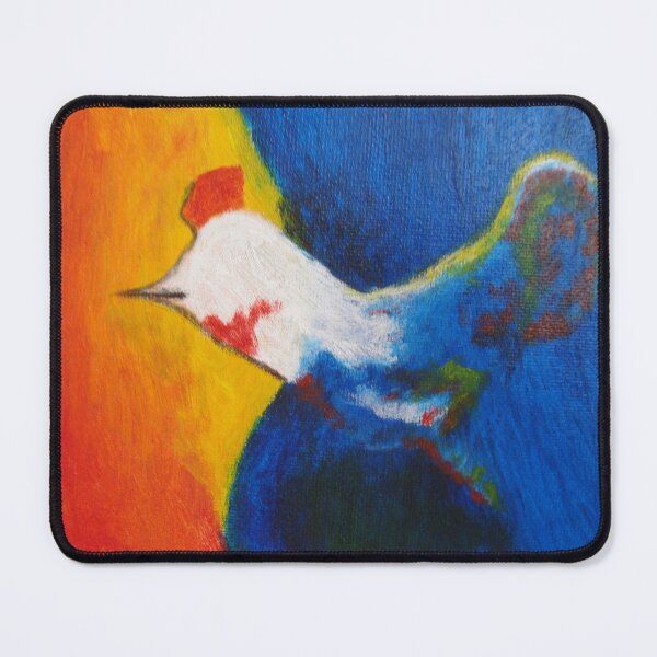 Item preview, Dawn Rooster Yellow And Blue designed and sold by Chubuter.