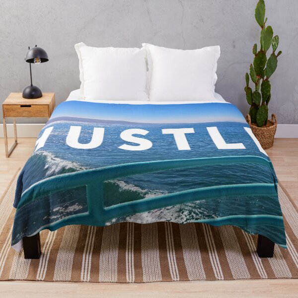 Item preview, HUSTLE - Pacific Ocean Pier designed and sold by RebekahLanden.