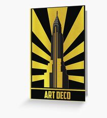 Art Deco Chrysler Building Greeting Card
