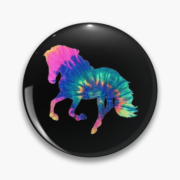 Item preview, Tie dye galloping horse designed and sold by MotherOfBears.