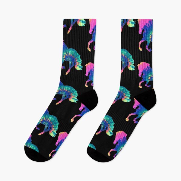 Item preview, Tie dye galloping horse designed and sold by MotherOfBears.