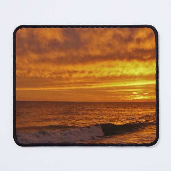 Item preview, Impressive Golden Sunset And Waves designed and sold by Chubuter.