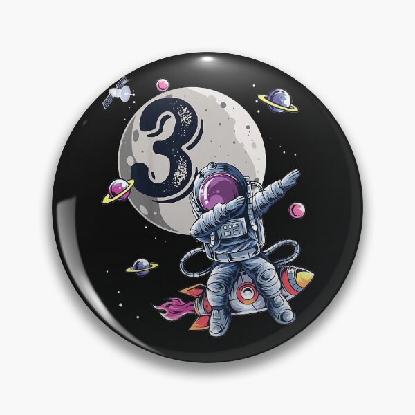 Item preview, Kids 3 Years Old Birthday Boy Astronaut Gifts Space 3rd B-Day  designed and sold by SeleneFrances.
