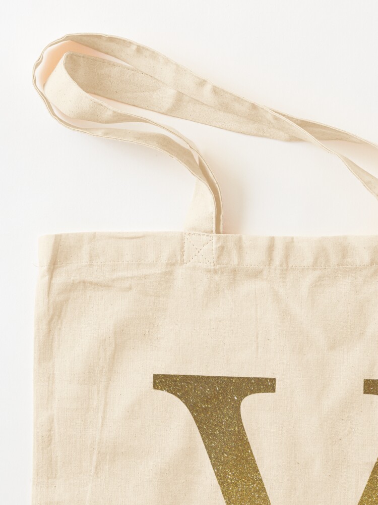 Letter E - Gold Color Tote Bag for Sale by FunStudio