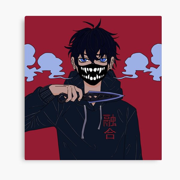 Sad Anime Boy Canvas Prints for Sale