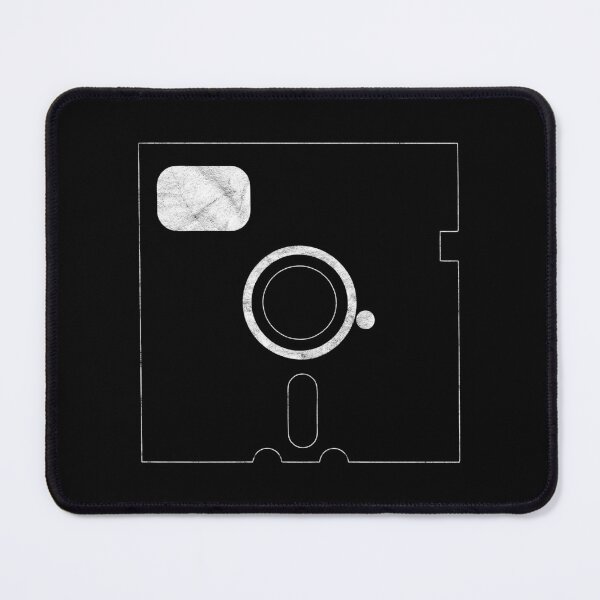 Item preview, Floppy Disc (black distressed design) designed and sold by siggyspatsky.