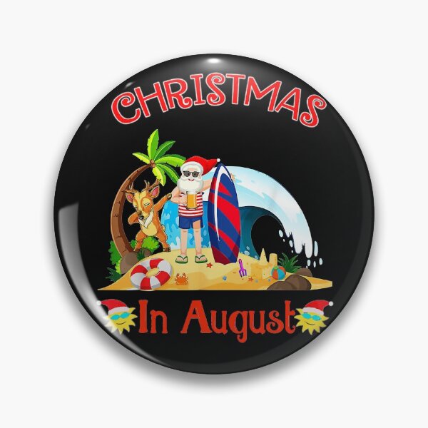 Item preview, Christmas In August Shirt Funny Summer Santa Beach Vacation  designed and sold by SeleneFrances.