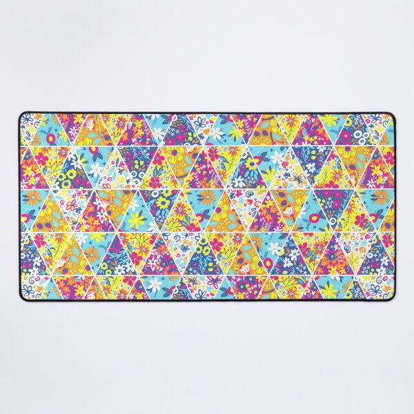 Item preview, Neon Floral Triangles designed and sold by robyriker.