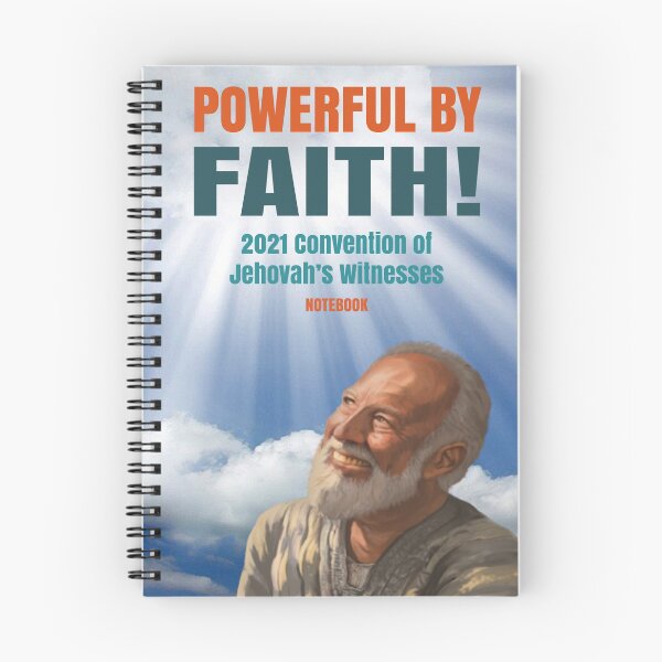 Item preview, Powerful By Faith 2021 JW Convention Notebook designed and sold by PioneerBros.