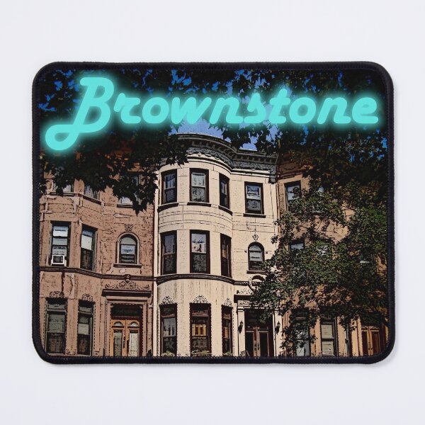 Item preview, Brooklyn Brownstone Stoop And Neon Lights designed and sold by Chubuter.