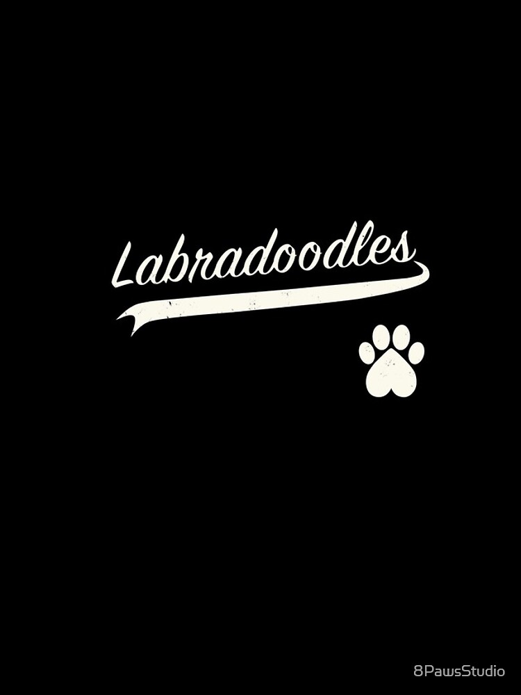 Thumbnail 4 of 4, iPhone Case, Labradoodle Baseball Script designed and sold by 8PawsStudio.