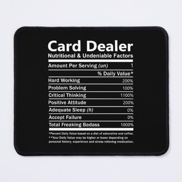 Item preview, Card Dealer T Shirt - Nutritional and Undeniable Factors Gift Item Tee designed and sold by teatordena.