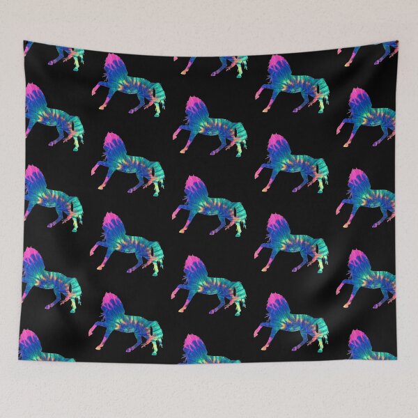 Item preview, Copy of Tie dye galloping horse designed and sold by MotherOfBears.