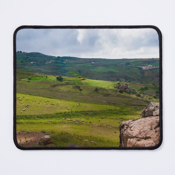 Item preview, Greenfields in Drousia - Landscape with Sheep designed and sold by Vienewi.