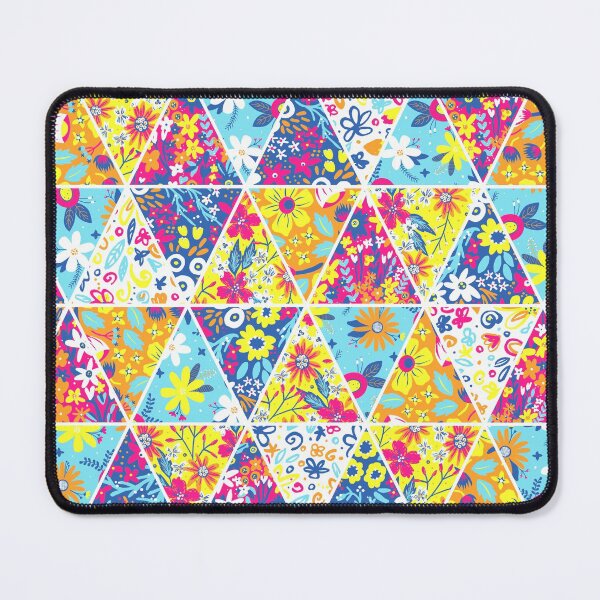 Item preview, Neon Floral Triangles designed and sold by robyriker.