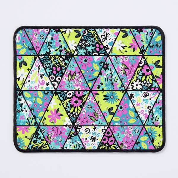 Item preview, Tropical Floral Triangles designed and sold by robyriker.