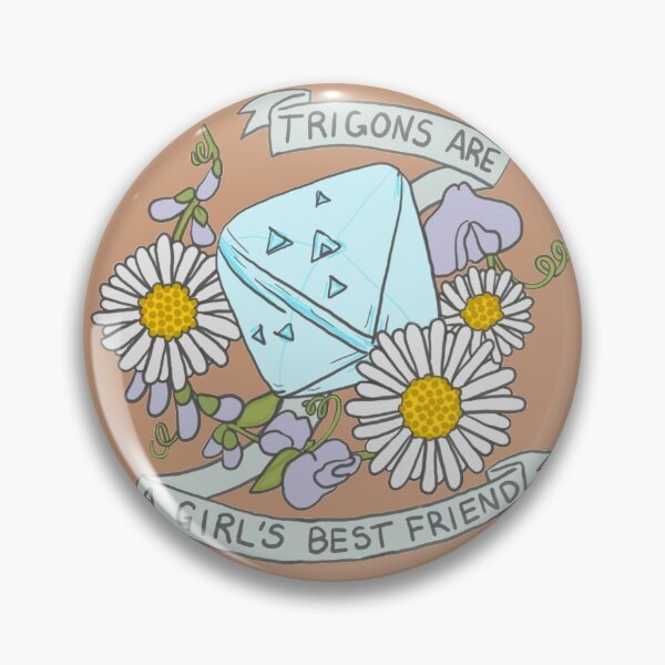 Item preview, Trigons Are A Girl's Best Friend designed and sold by Diodetta.