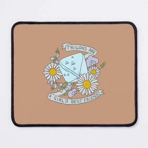 Item preview, Trigons Are A Girl's Best Friend designed and sold by Diodetta.